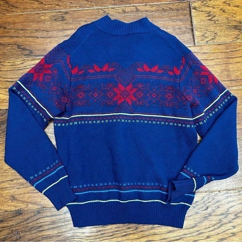 Vineyard vines fair isle Christmas holiday‎ extra fine merino wool sweater